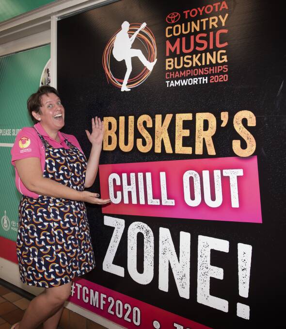 Jody Ekert has aimed to make the busking experience a more comfortable and supportive one. 210120PHG006