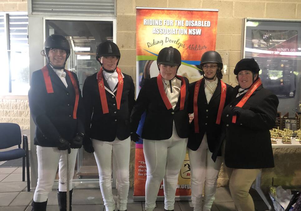 The riders looked neat as a pin in their competing outfits.
