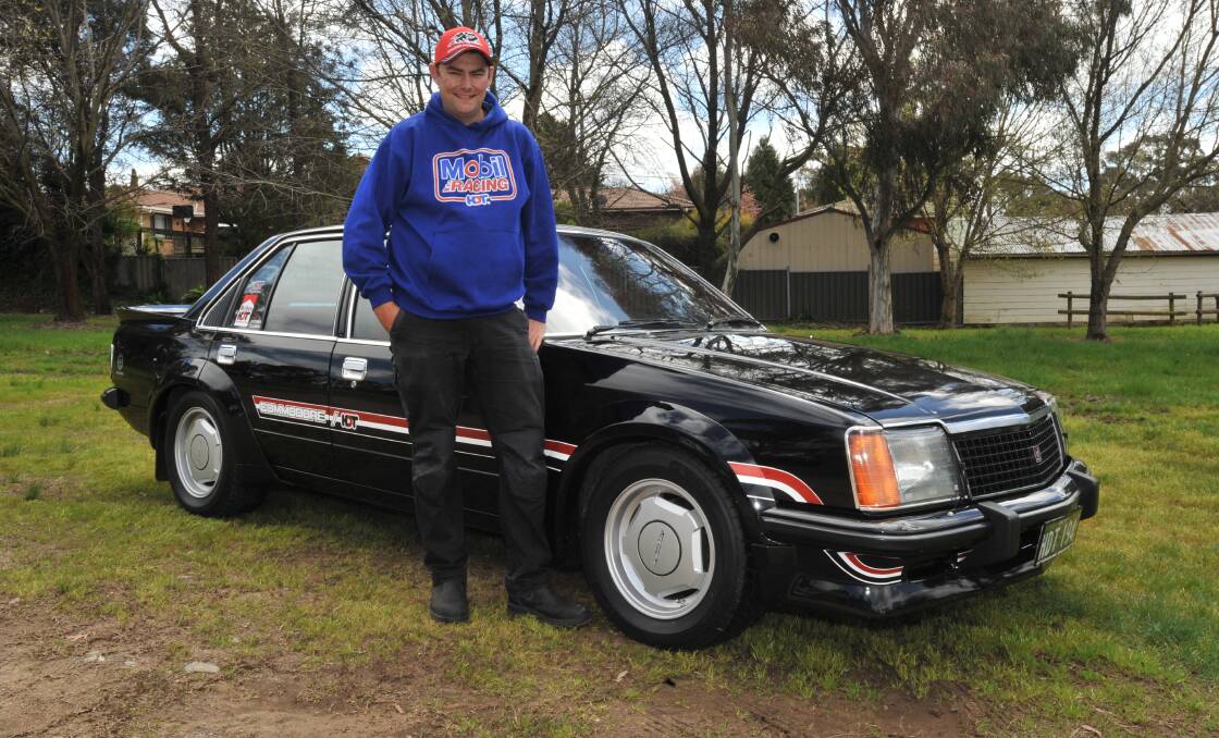 MORE THAN A BRAND: Brock Taylor with his HDT Commodore says "the writing was on the wall" when Holden production ceased in Australia. Photo: JUDE KEOGH