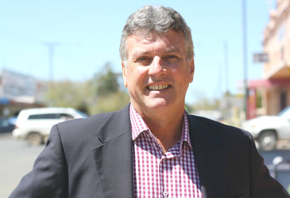 Battle won: AHA NSW director of liquor and policing John Green in Gunnedah on Tuesday where he met with local hoteliers to discuss issues at licensed premises. 