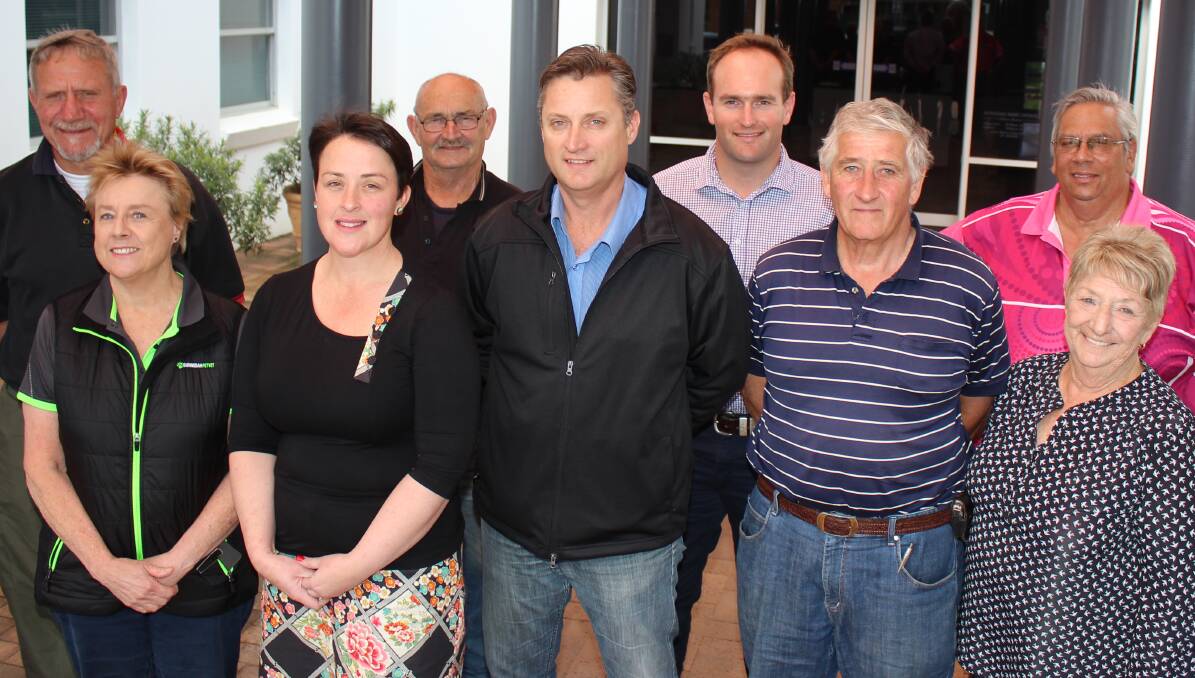 Community's candidates: Some of Gunnedah's 2016 councillor candidates before the recent local government election.