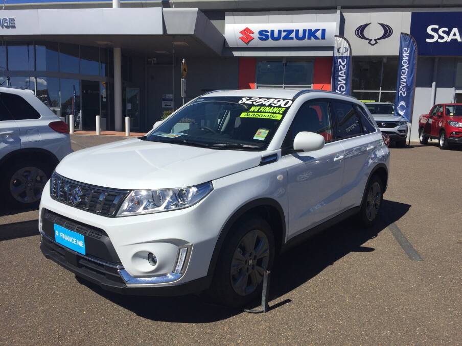 BARGAIN: The Vitara has many standard features including the satellite navigation system with reversing camera. This model is priced at $25,490.