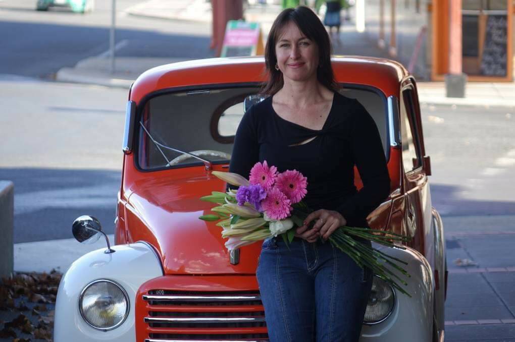 RHUBARB AND ROSIE: Janie Kent opened the florist shop in April last year. She sells fresh flowers for weddings, birthdays, thank yous, 'or just because'.