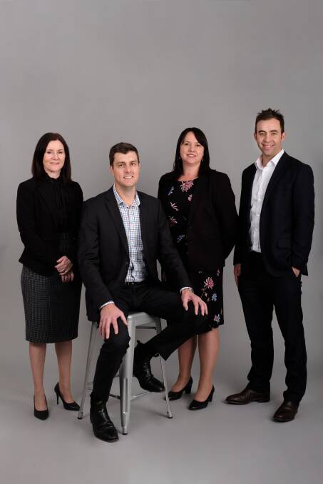 MEET THE TEAM: Roberts & Morrow partners are Annette Aslin, Chris Ingall, Matthew McCulloch and Tanya Bagster. The firm employs more than 120 staff.