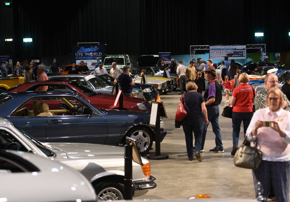 Rolling in: Organisers are expecting over 4000 people to attend this year's edition of the Shannon's Motor Show at the TRECC this weekend. Photo: Gareth Gardner