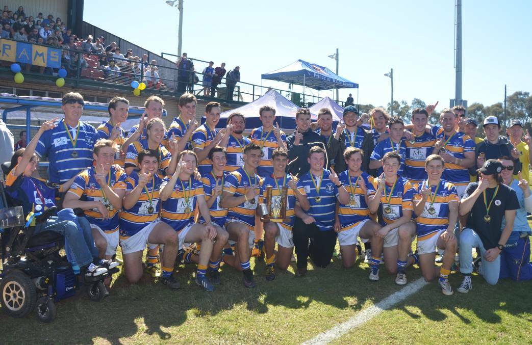 Rams victory: The Muswellbrook U18s made full use of a home grand final beating Singleton to take out the Group 21 title.