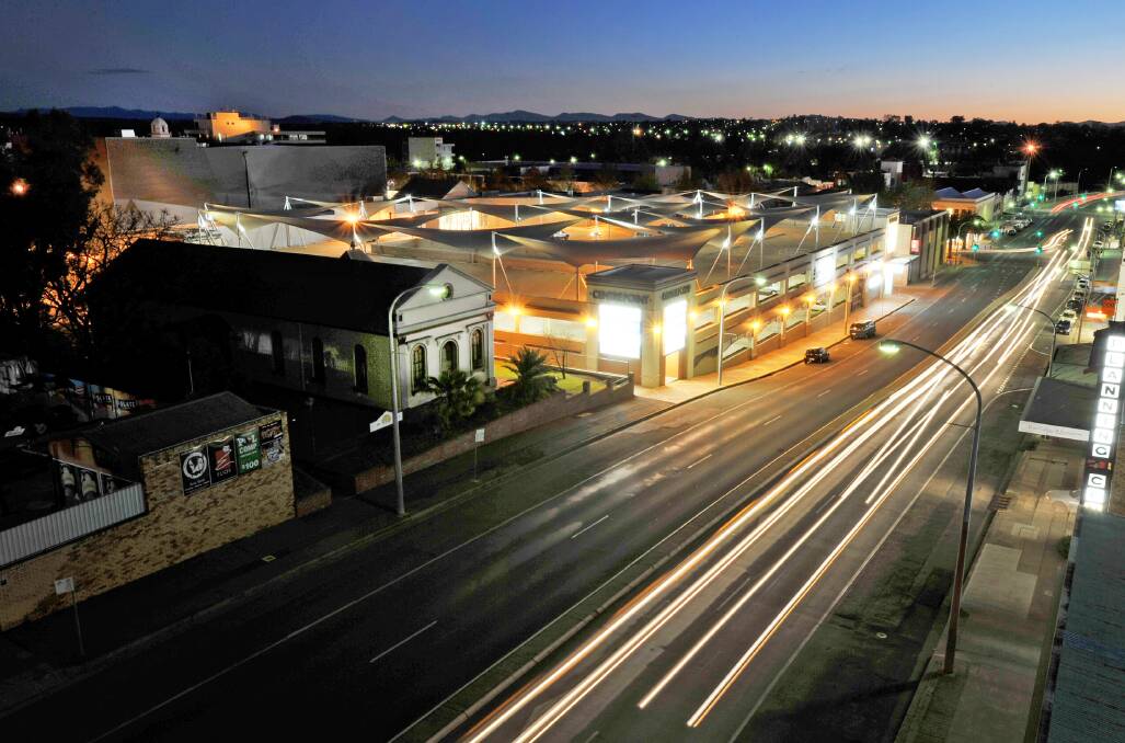 Lighting the way: Tamworth has been earmarked as the first fully integrated smart city with university researchers to be on the ground soon. Photo: Barry Smith