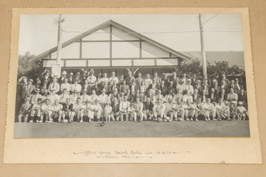 Club members celebrate the opening of the 1928 season.