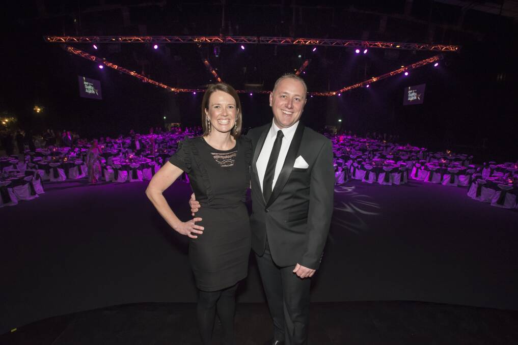 Dry insight: The Chamber's Jill Stewart and Jye Segboer have recorded both worrying and exciting trends out of the Business Award nomination forms. Photo: Peter Hardin