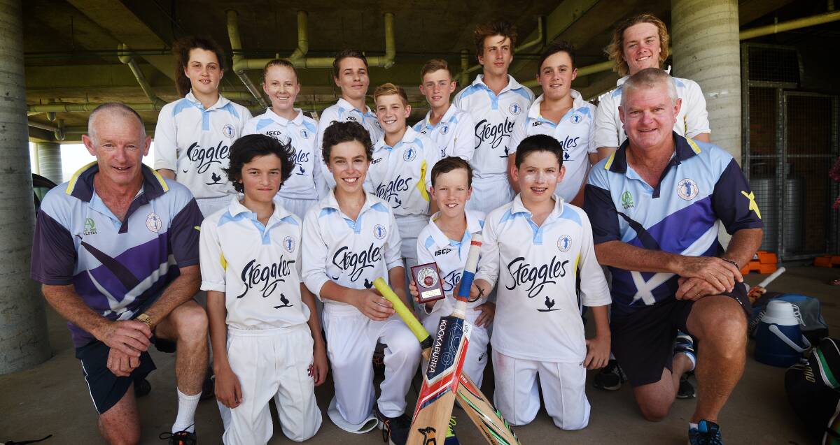 Champions: The Tamworth Blue U14 side stormed to a home victory on Friday as they rolled Hawkesbury to take out the U14 carnival. Photo: Gareth Gardner 130117GGC01