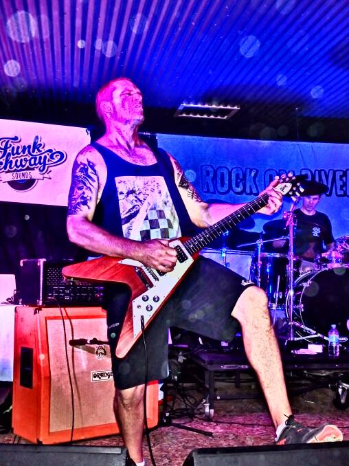 Shredding: Former Tamworth man Chris Butler has just released a debut album with his hardcore groove metal band Massic. Photo: Courtesy RoR.