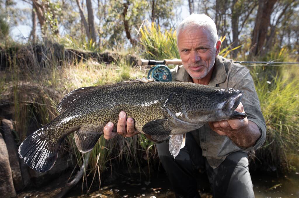 On the trail: River Monsters' star Jeremy Wade was in the area hunting for the giant Murray Cod last year, but did he find one? Photo: Discovery Channel.