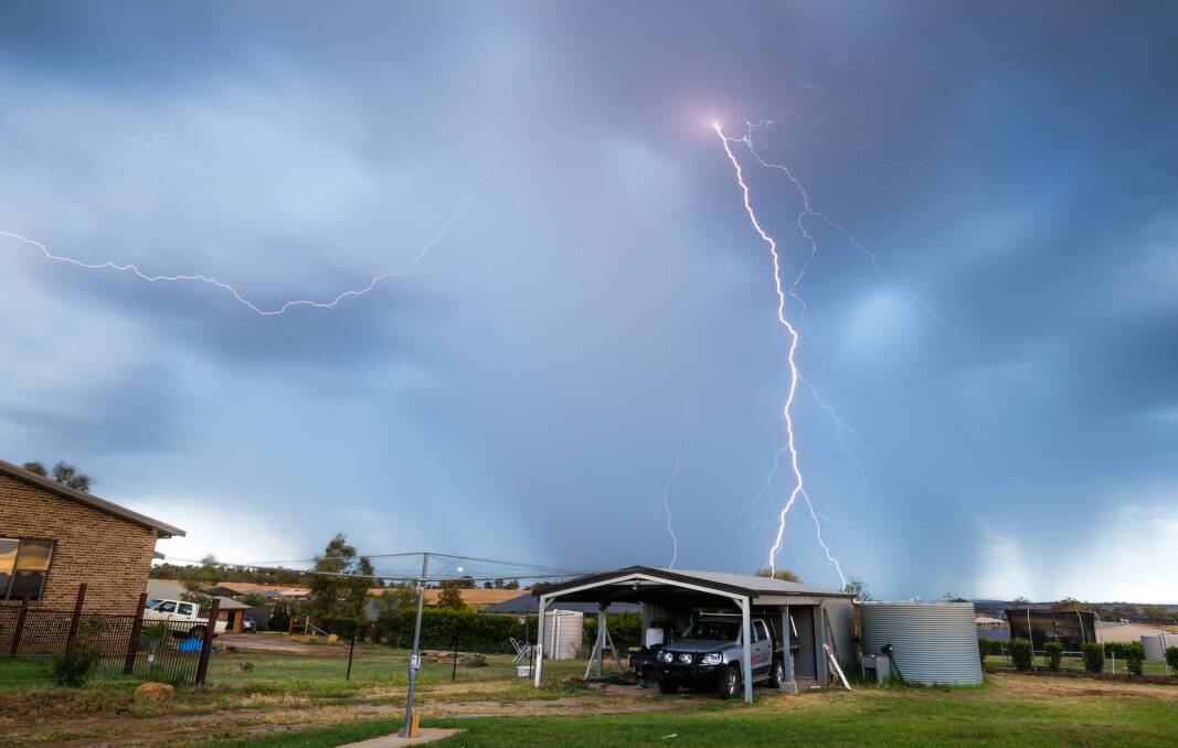 Cracking shot: This great shot was captured by local resident Trent Boyd at Windmill Downs.
