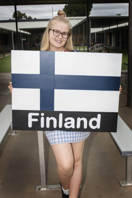 Finnish-ing school: Exchange student Erika Bjorkskog is loving the Tamworth life but will serve up a slice of home at the Oxley International Food Night. Photo: Peter Hardin 260319PHB023