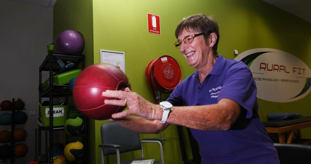 Shaking it up: Jennie Fergus and her Movers, Shakers and Sippers social club meet twice a week, using exercise to control their symptoms. Photo: Gareth Gardner