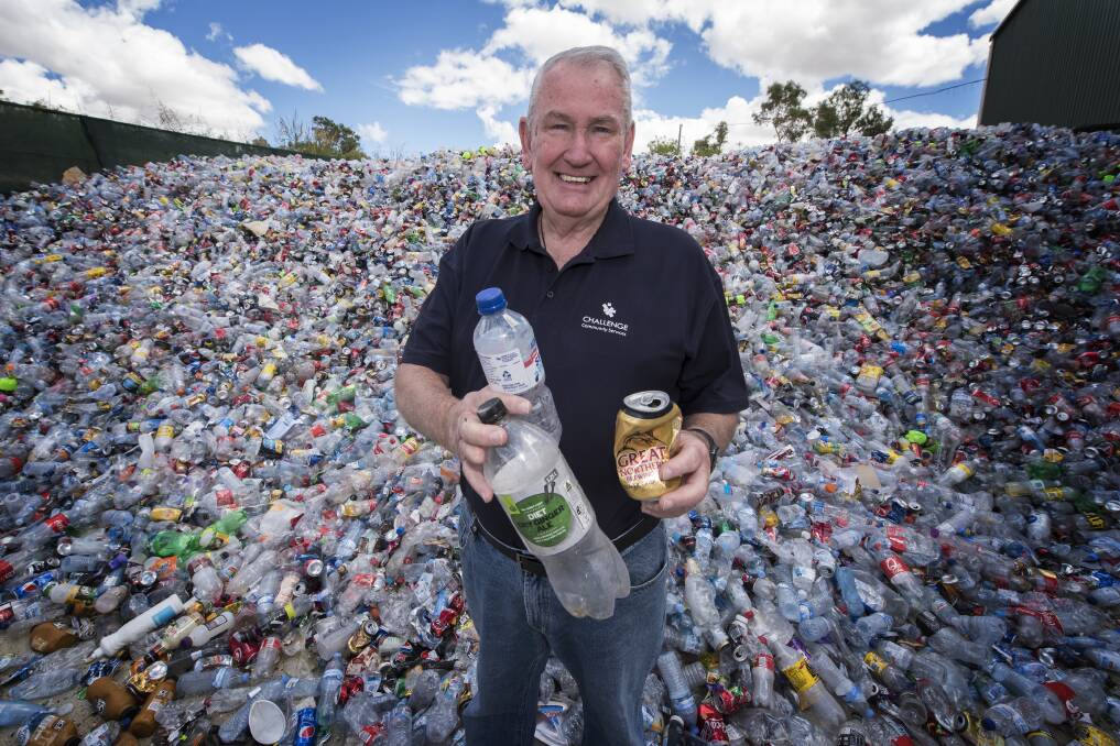 Send them back: Challenge CEO Barry Murphy has ordered that kerbside recycling trucks be sent back to councils if more than 30 needles are found. Photo: Peter Hardin