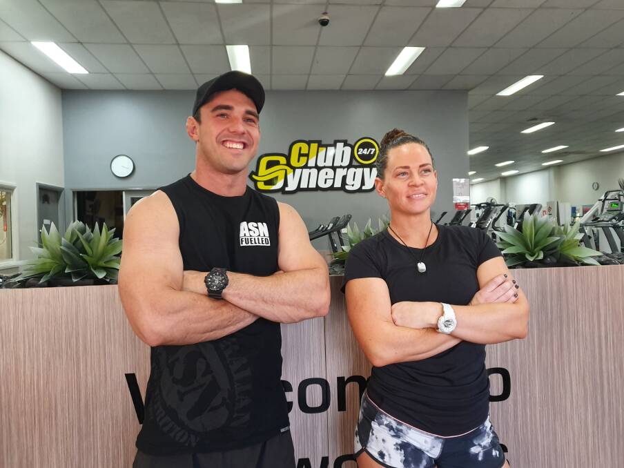 Muscles up: Malachi Schofield and Hana Mills have put together the first Tamworth Strongman Competition for Motor Neurone Disease research. Photo: Chris Bath