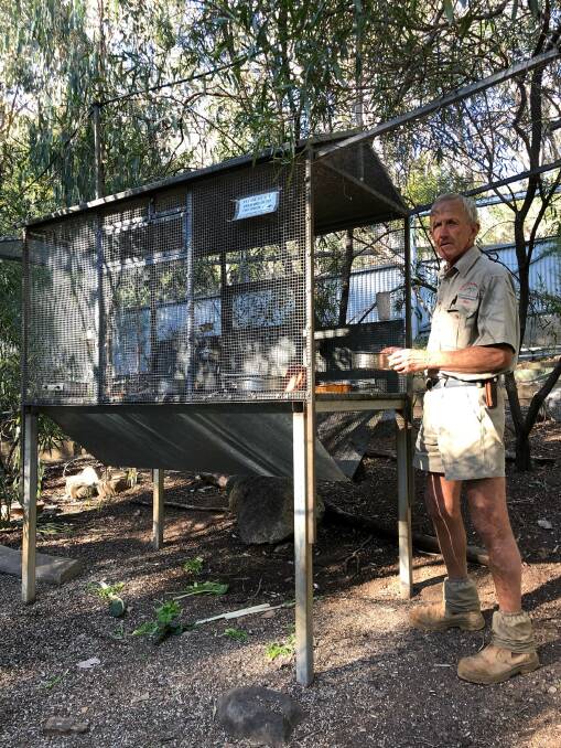 Life boost: John McDarmont said that volunteering at the Marsupial Park has added plenty to his life in retirement, as he calls out for extra hands this Volunteer Week.