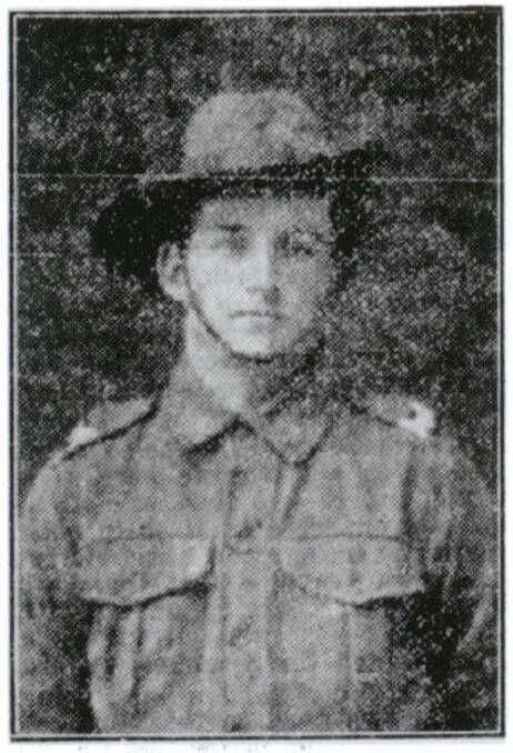 Gone but never forgotten: The only known photo of Cecil Wise, which will be laid on his grave 100 years to the day after he fell in Belgium.