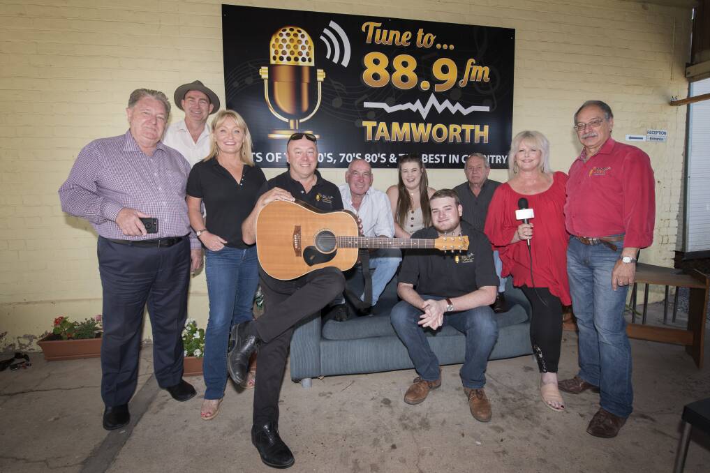 In tune: The team at Tamworth's 88.9FM boast a host of musical talent within the ranks, and are putting on a free show this Friday. Photo: Peter Hardin 010419