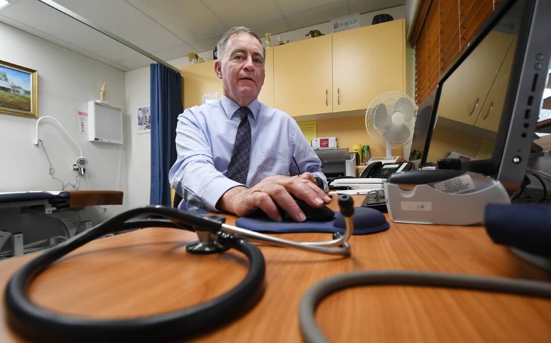 Change is needed: Retiring GP Dr Stephen Howle said that there are numerous factors keeping new GP's away from country areas, and they are hard to combat. Photo: Gareth Gardner