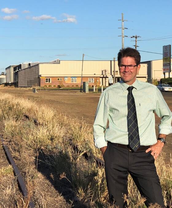 Cash train: Kevin Anderson MP would like to see federal funding to connect the Inland Rail with Tamworth's incoming Freight Hub in Tuesday's budget.