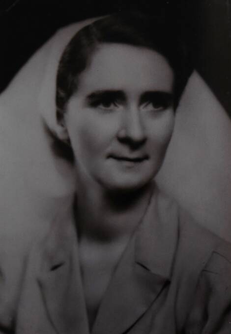 Phyllis Peterson in her heyday as a nurse and two time Queensland volunteer of the year.