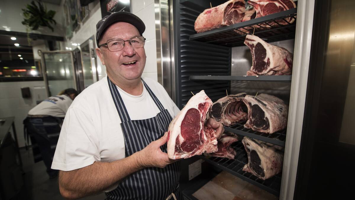 High steaks: Butcher Brian Penrose agrees the red meat industry could benefit from reform following the release of a Green Paper last week. Photo: Peter Hardin