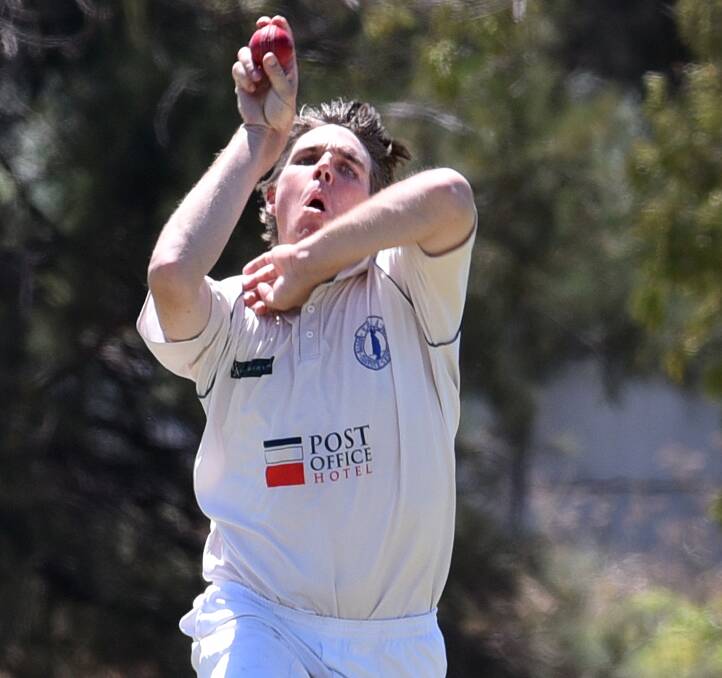 Five wicket haul: South Tamworth quick Tom O'Neill took 5-27 as Tamworth routed Southern Spirit for just 58 to book a berth in today's Country Cup grand final at Grafton's Ellem Oval. Photo: Gareth Gardner 270216GGC10