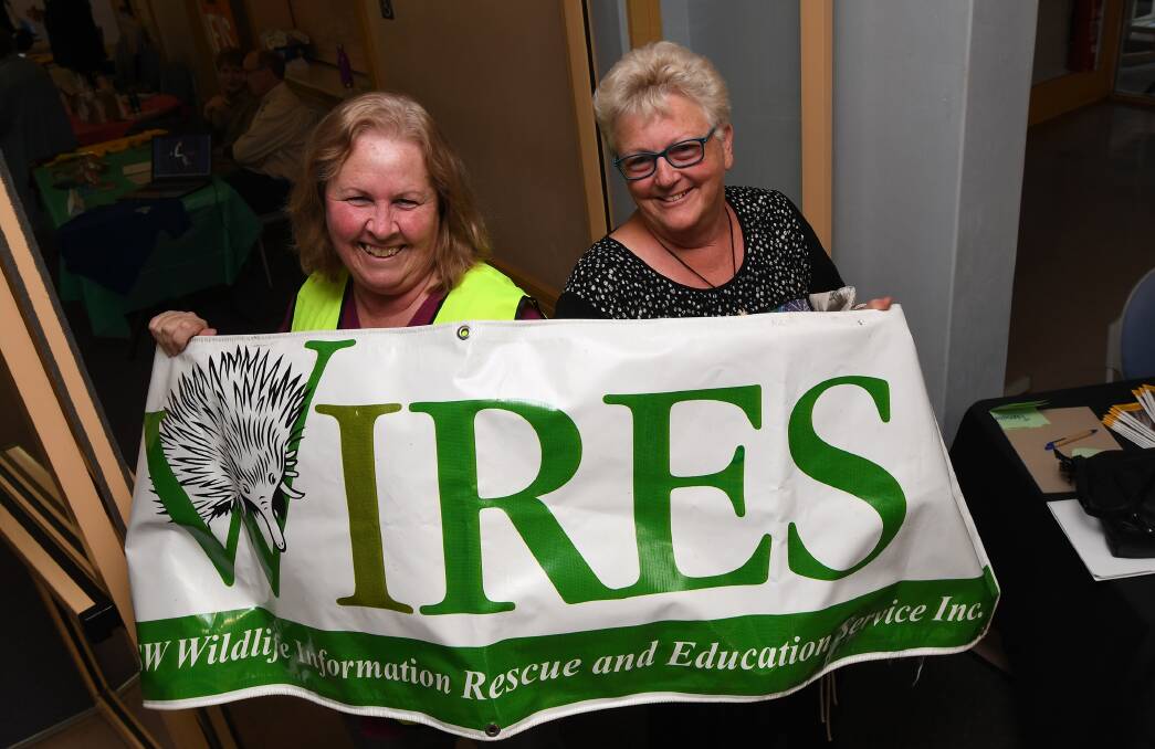For the love of it: WIRES volunteers Sharon Pullman and Gwenda Jarman do it for the love of helping animals, with more volunteers always needed. Photo: Gareth Gardner