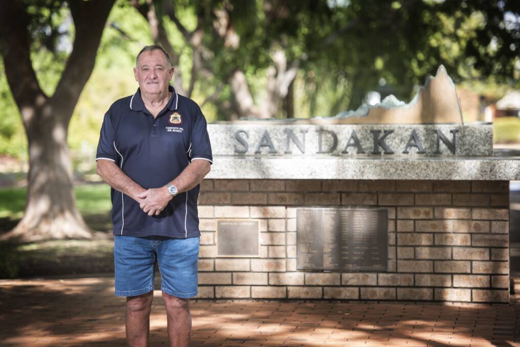 Never forget: RSL sub branch president Bob Chapman believes that Sandakan was the most devastating event of WWII. Photo: Peter Hardin
