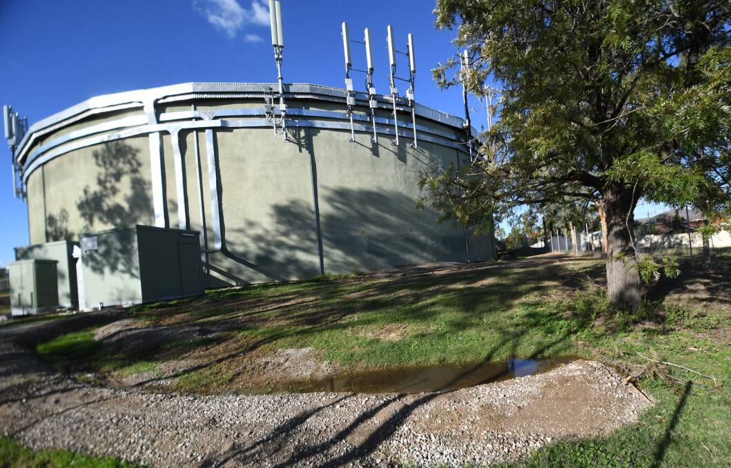 Lucky leak: Council will transfer 500,000 litres of water from the leaking One Tree Hill reservoir to the Scully Park pool, giving hope the facility will open. Photo: Gareth Gardner