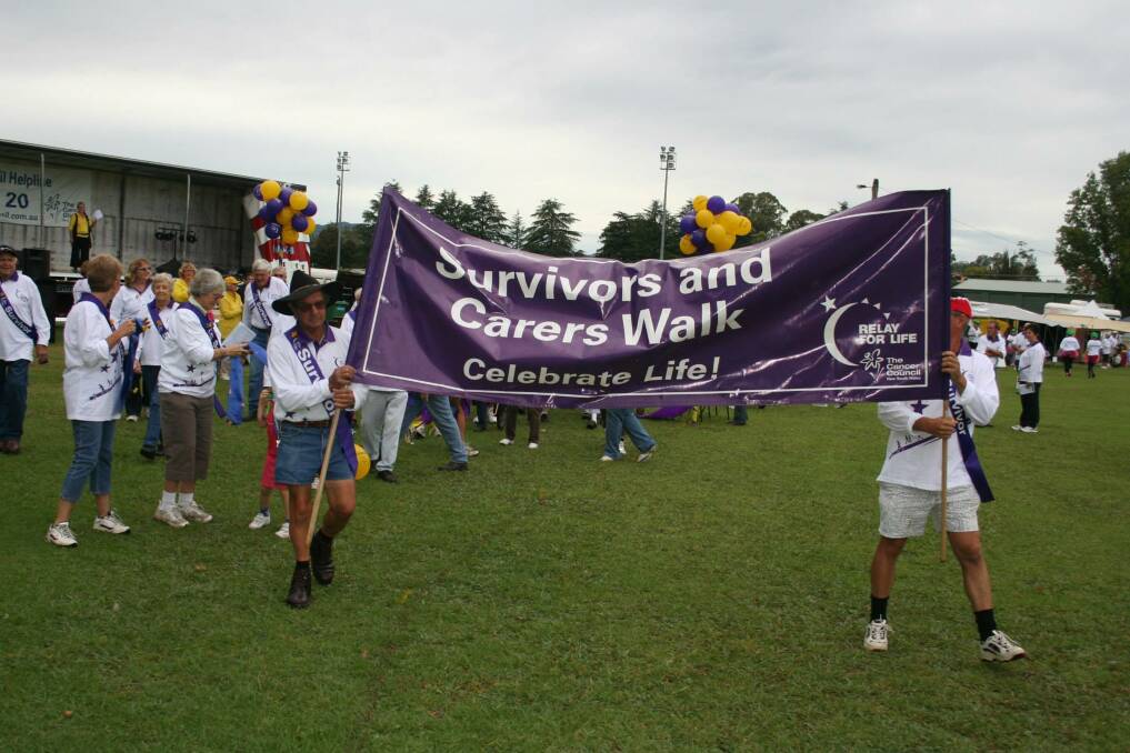 Walking tall: The Liverpool Plains Relay for Life will begin as always with a lap for survivors and carers at the Quirindi Rugby Ground on Saturday.