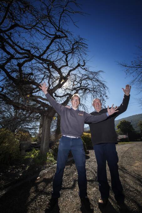 In the blood: Deon and Peter Heemskerk are celebrating 50 years since Jacob Heemskerk planted the seed for the family nursery. Photo: Peter Hardin 120717
