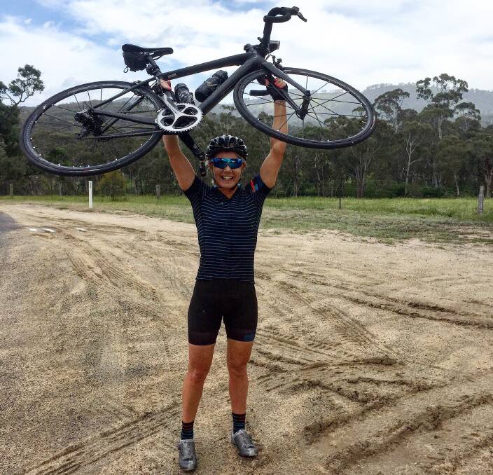 On a roll: Tamworth cyclist Min McDonald took out the women's sprint in December's grueling Snowy Mountains L'Etape race and is now leading the push for female cycling as the Tamworth Club shapes up for a big year.