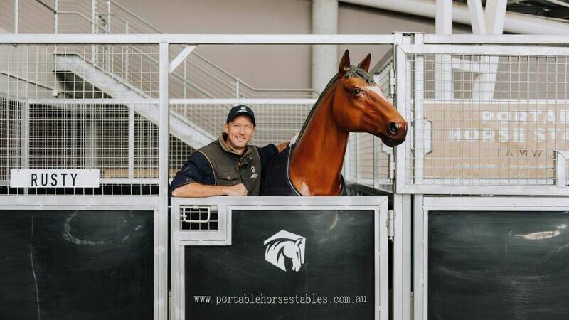 Odds on: Craig Vincent's Portable Horse Stables business is off to the NSW Business Awards after the startup has flown out of the gates.