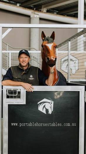 Neigh problem: Craig Vincent's Portable Horse Stables business has been nominated in the Start-Up Superstar category of the Regional Business Awards.