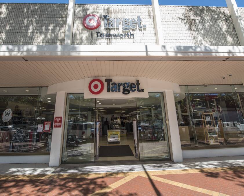 Silence: Target are planing on closing dozens of stores with rumours swirling that Tamworth is on the chopping block. Photo: Peter Hardin