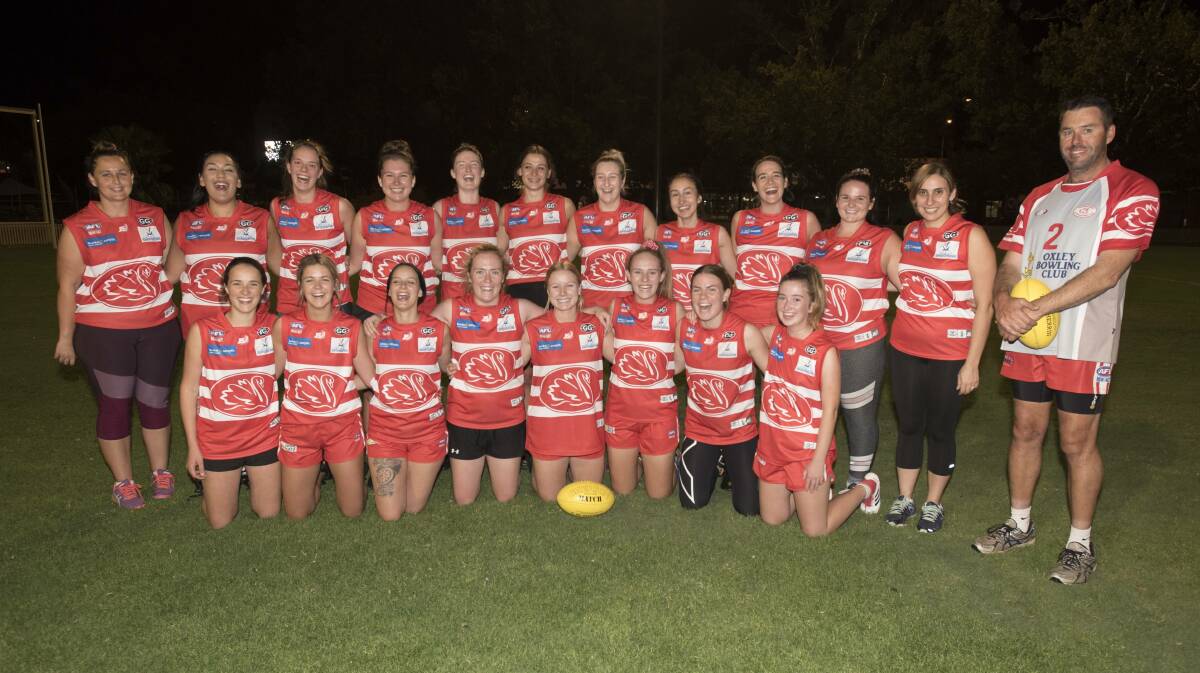 The ladies of the Tamworth Swans will be celebrated on Saturday. Photo: Peter Hardin