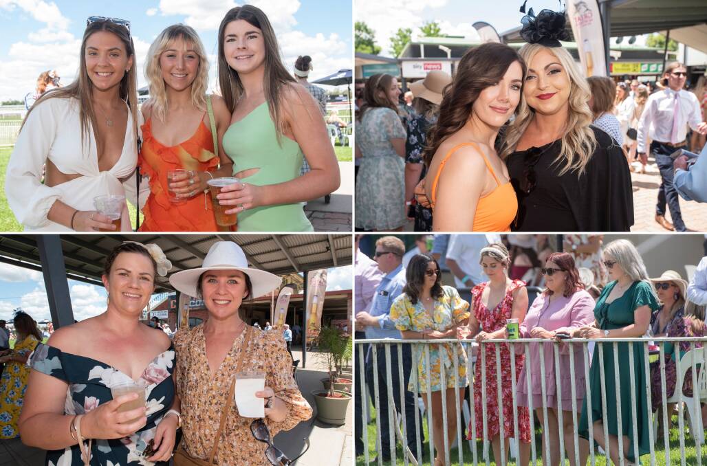 DRESSED UP: A big crowd turned out at the Tamworth Jockey Club today. Photo: Peter Hardin