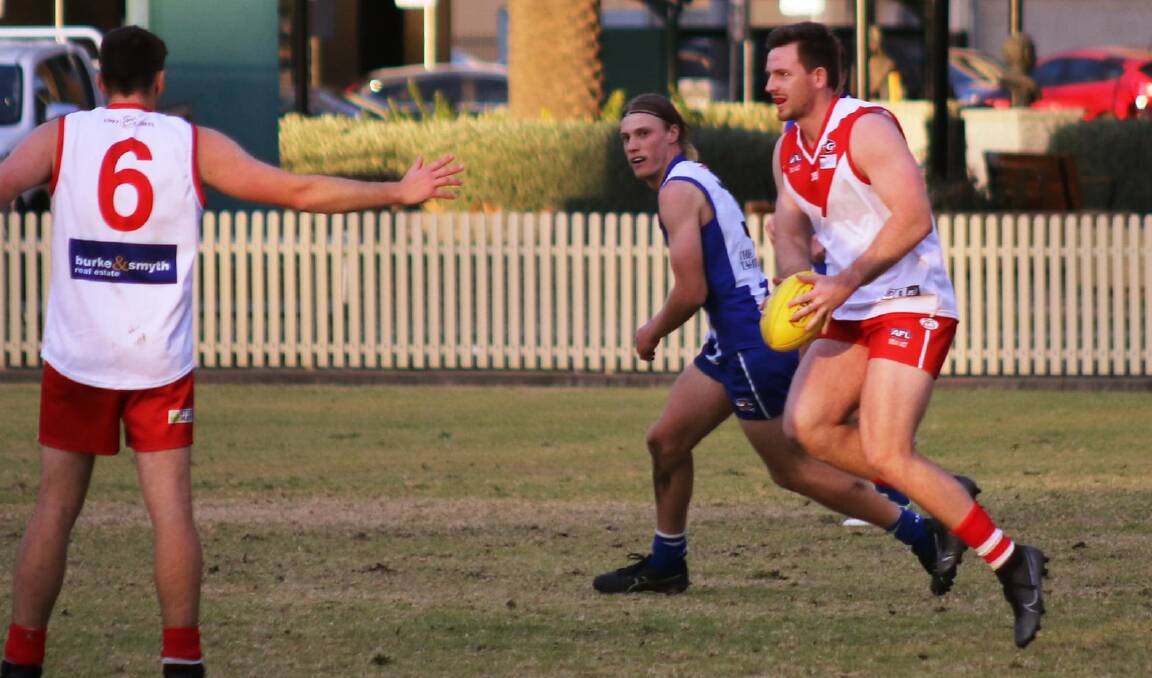FULLBACK: Cooper Thompson was the Tamworth Swan's best on ground and players' player on Saturday. Photo: Supplied