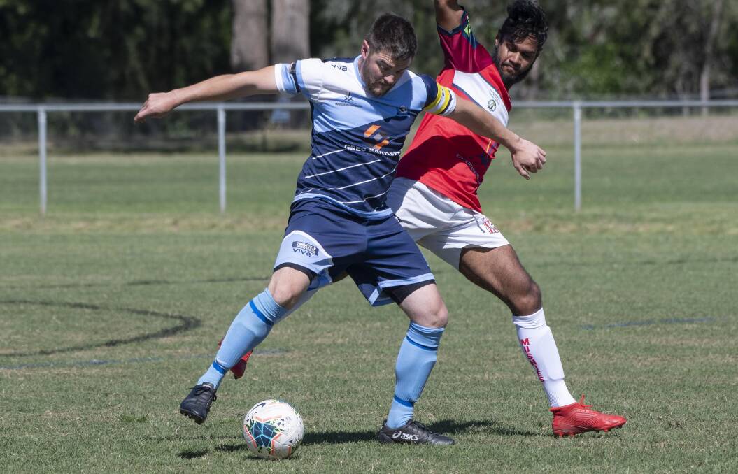 QUESTION MARK: Tamworth FC captain Ross Price has been working away from Tamworth a lot of late. Photo: Peter Hardin