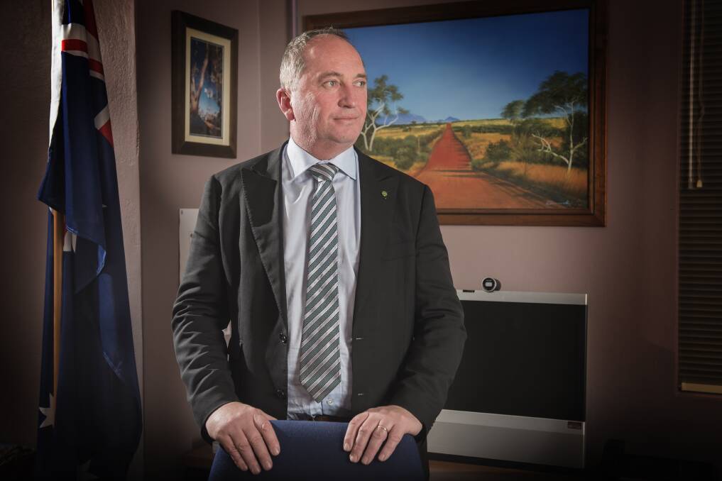 Incumbent MP and Nationals candidate Barnaby Joyce.