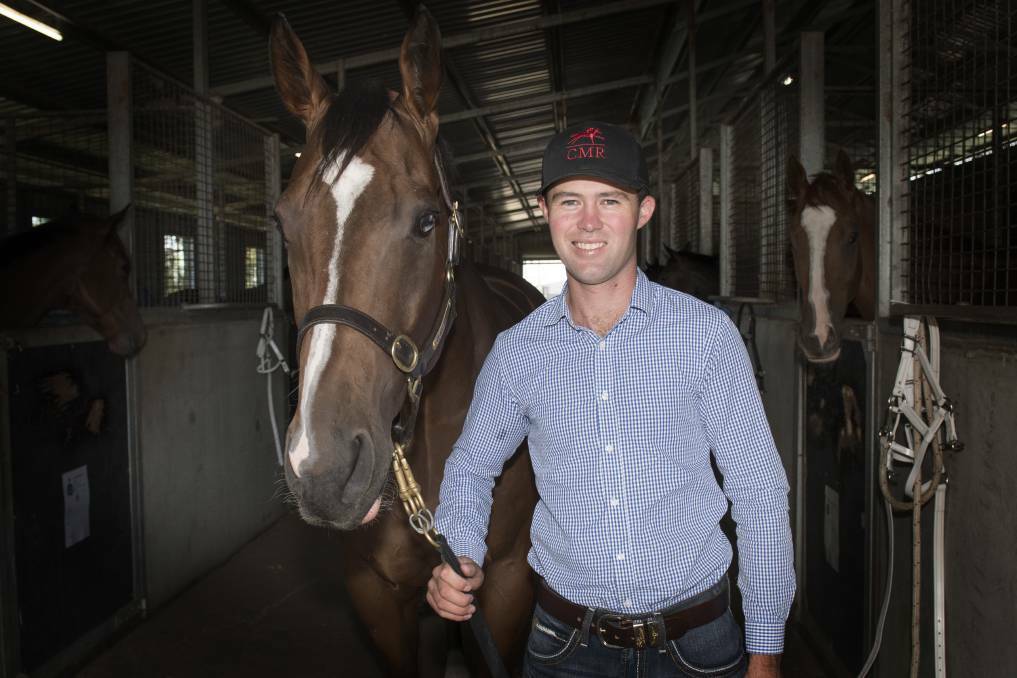 ENGAGED: Cody Morgan will take two horses to Newcastle on Saturday.