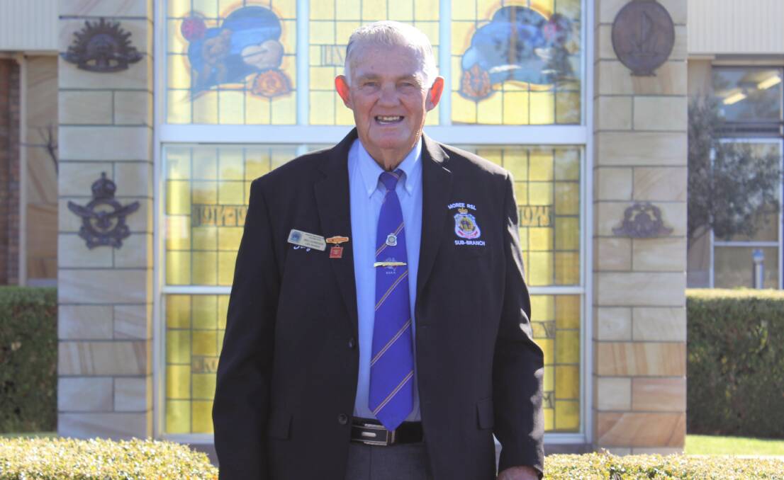Moree RSL sub-branch president and North West National Servicemen's Association sub-branch president Reg Jamieson was thrilled to be awarded on Order of Australia Medal (OAM).