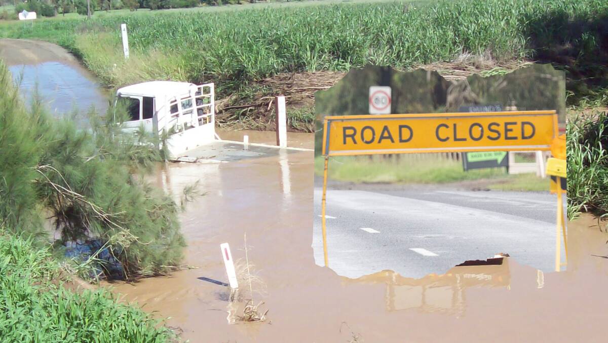 A number of roads are closed around Tamworth including Burgmanns Lane. Photo: Steve Grierson/Peter Hardin