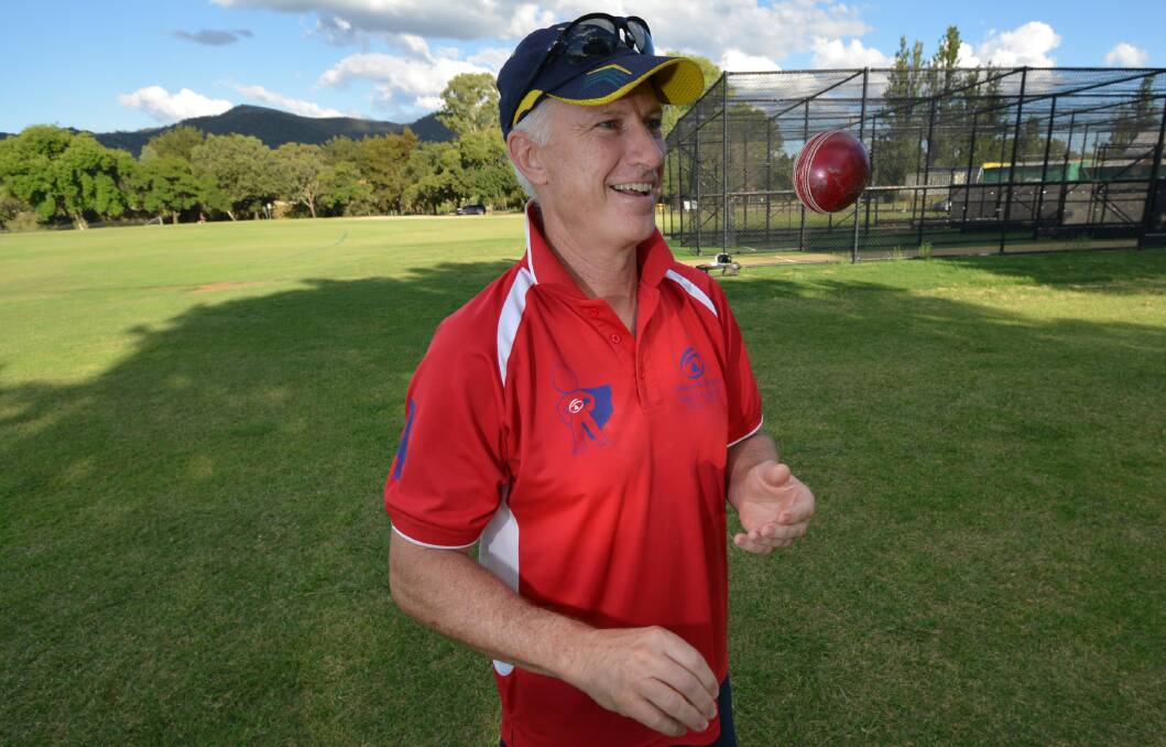 LEADER: Steve Wilson will captain the Tamworth over 50s side at the state championships on the Central Coast.
Photo: Ben Jaffrey