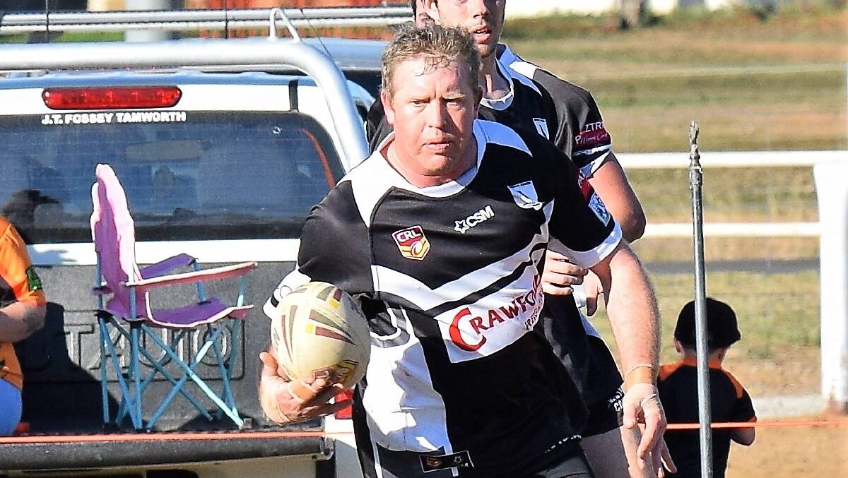 Garth Parker playing for Werris Creek in 2019. Photos: Jason Smith