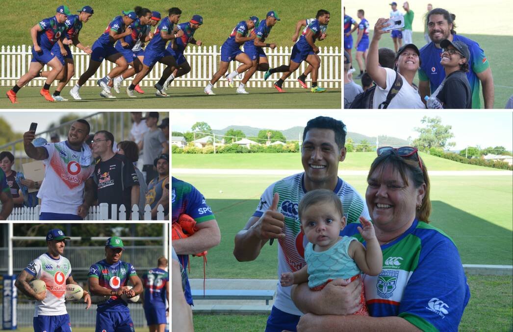 CLICK THE PHOTO TO SEE OUR GALLERY FROM THE WARRIORS' OPEN TRAINING SESSION.