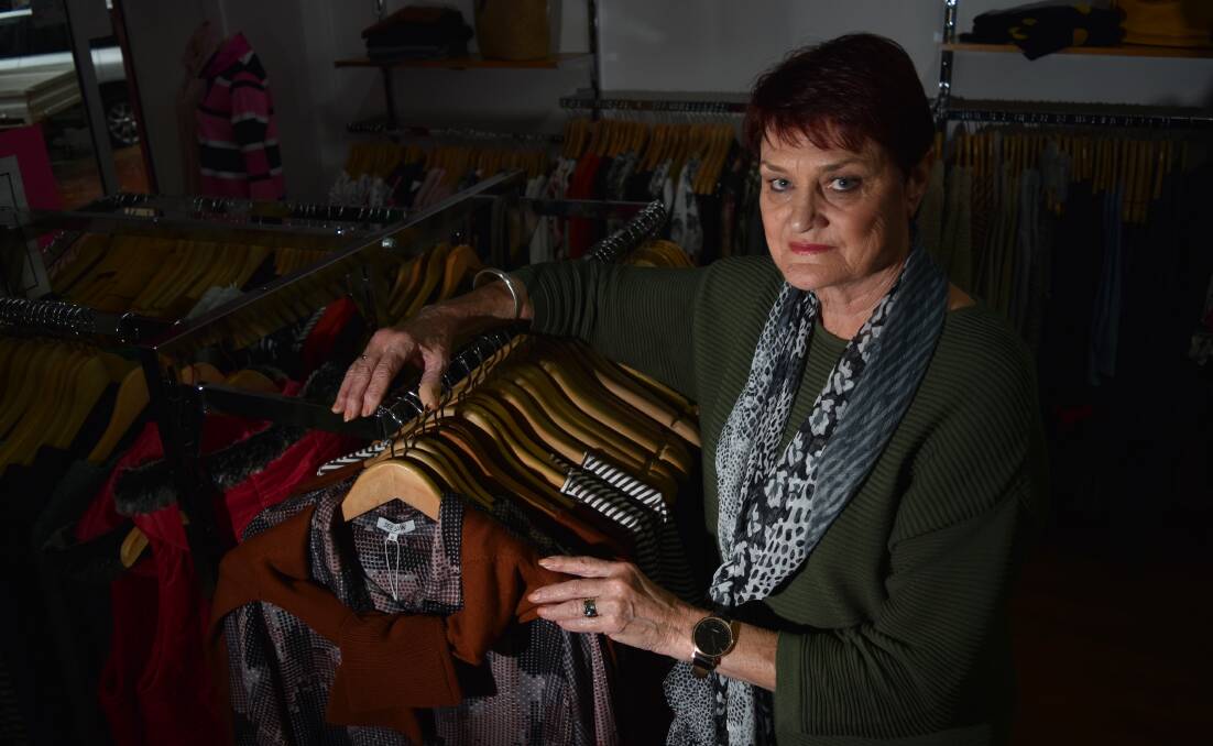UP AND RUNNING: Helen Rixon at Ali's Fashion Boutique which is getting to close to re-opening full-time. Photo: Ben Jaffrey
